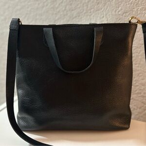 Madewell Small Transport Leather Crossbody Tote